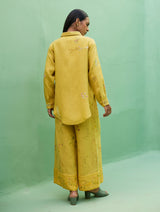 Alila Hand-Embroidered Co-ord Set -  Ochre