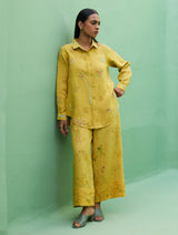 Alila Hand-Embroidered Co-ord Set -  Ochre
