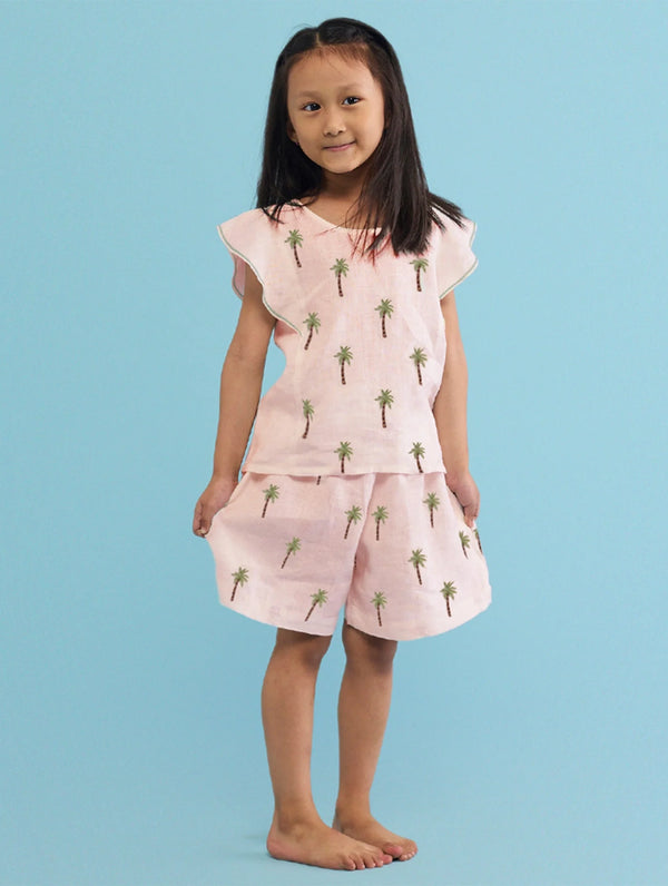 Lyle Linen Co-Ord Set - Blush