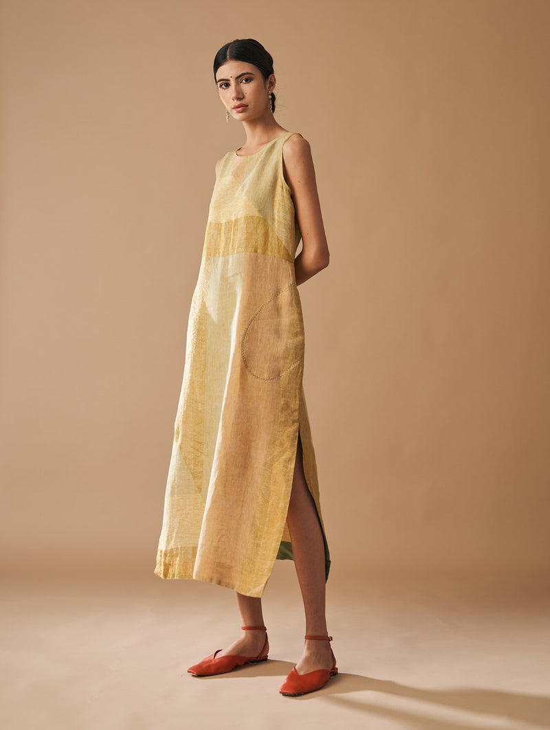 Zaina Metallic Dress