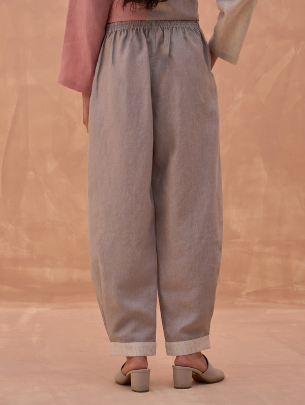 Hana Linen Pant - Off White