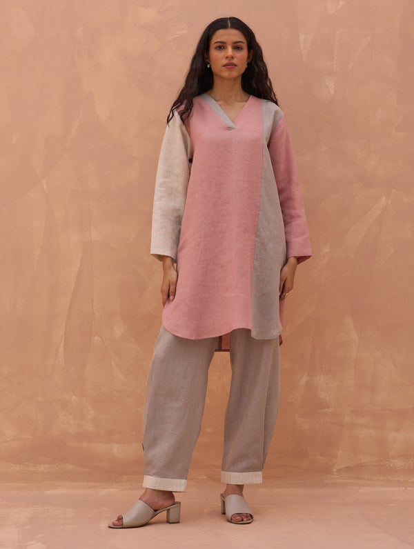 Hana Linen Pant - Off White
