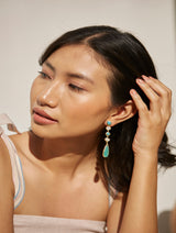 Bella Statement Earrings - Sea