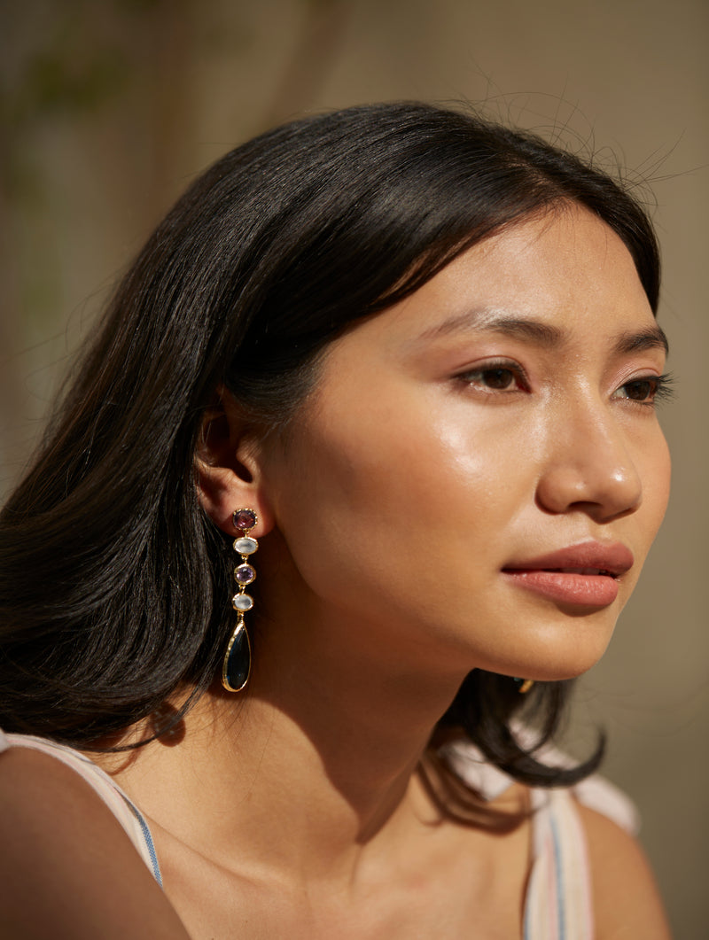 Bella Statement Earrings - Evening