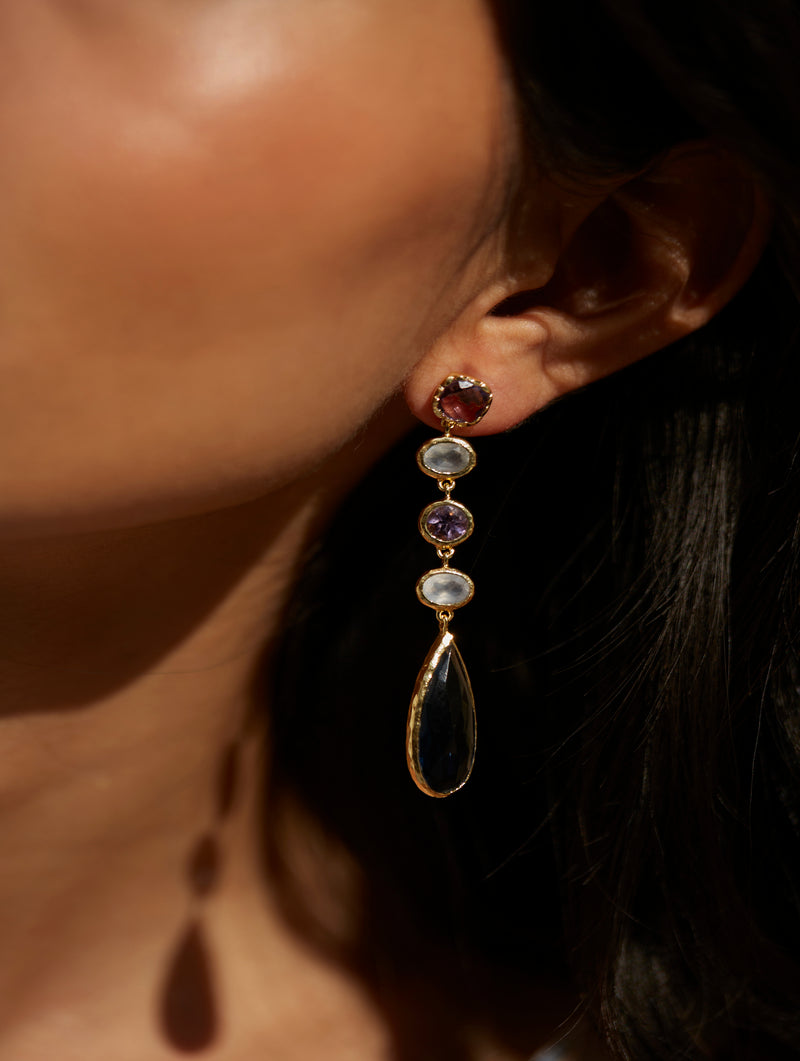 Bella Statement Earrings - Evening