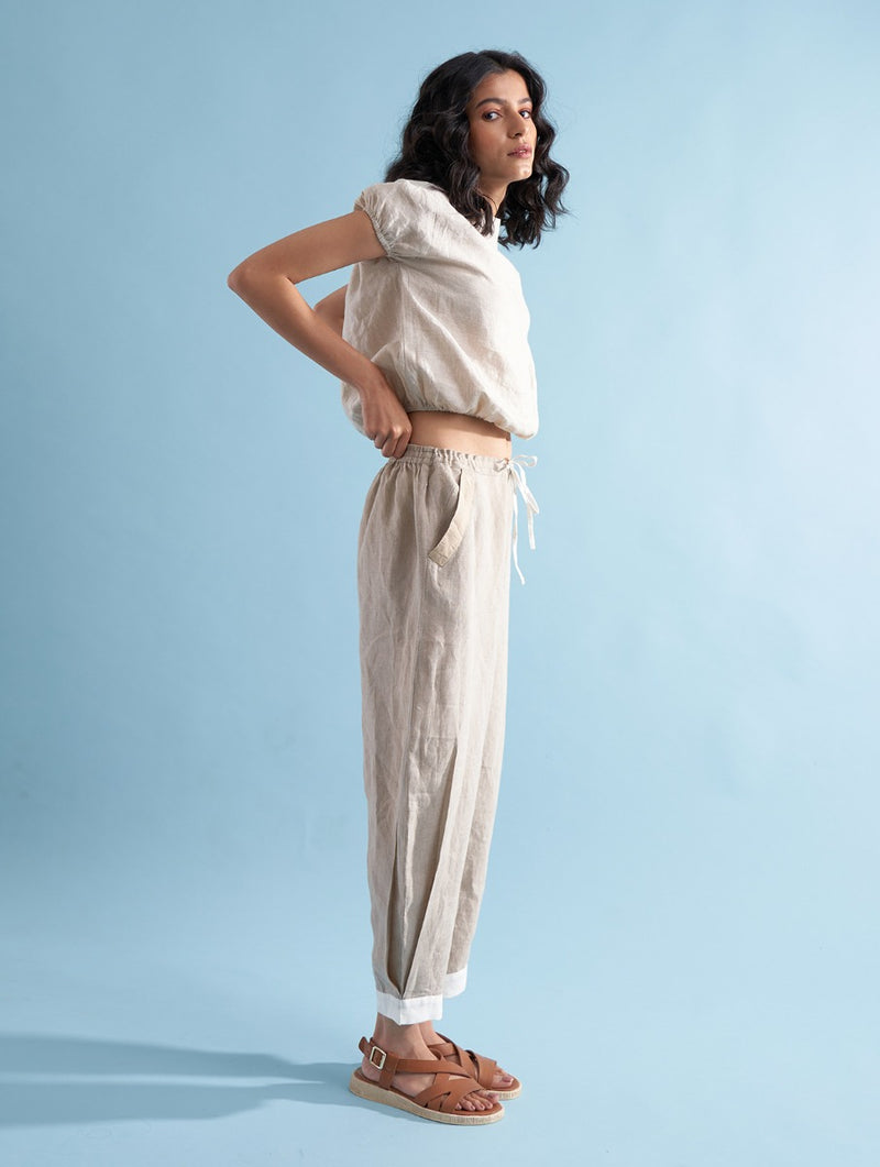 Nina Linen Top - Dawn