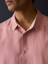 Koji Linen Shirt - Rose