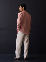 Koji Linen Shirt - Rose