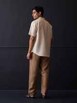 Taro Linen Shirt - Off White