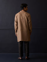Sid Linen Kurta - Brown
