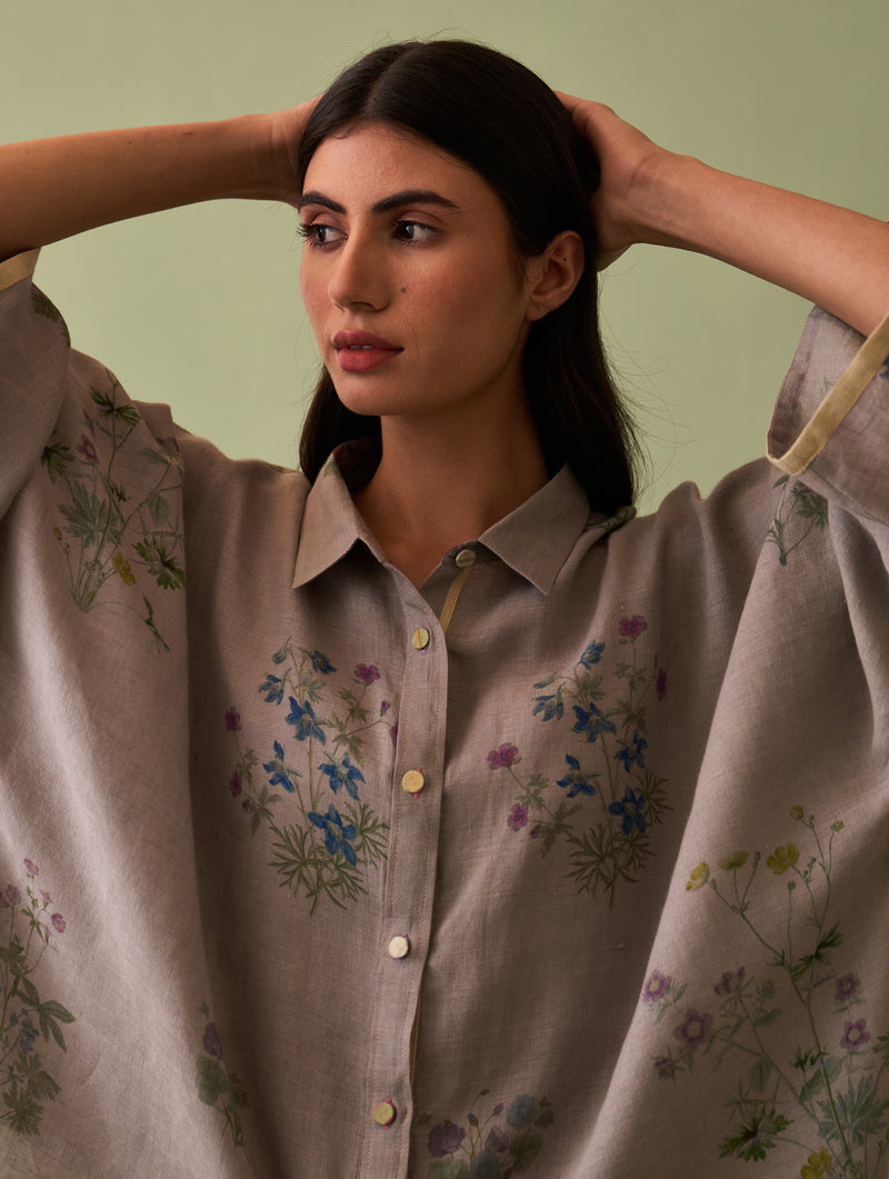 Mira Botanical Co-ord Set - Ash