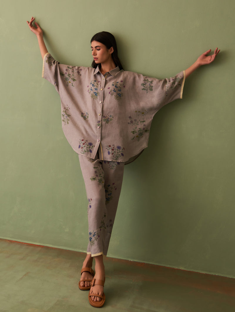 Mira Botanical Co-ord Set - Ash