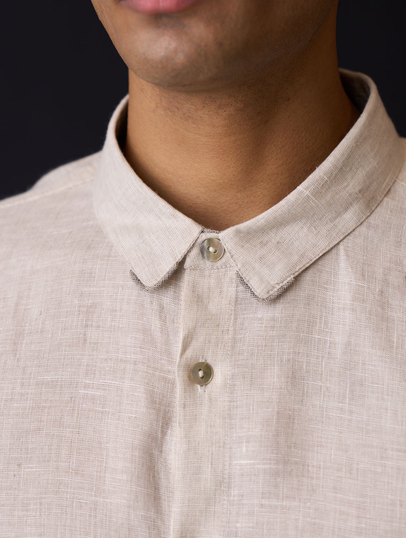 Koji Linen Shirt - Off White