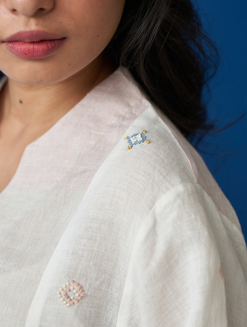 Lee Hand-Embroidered Jamdani Top