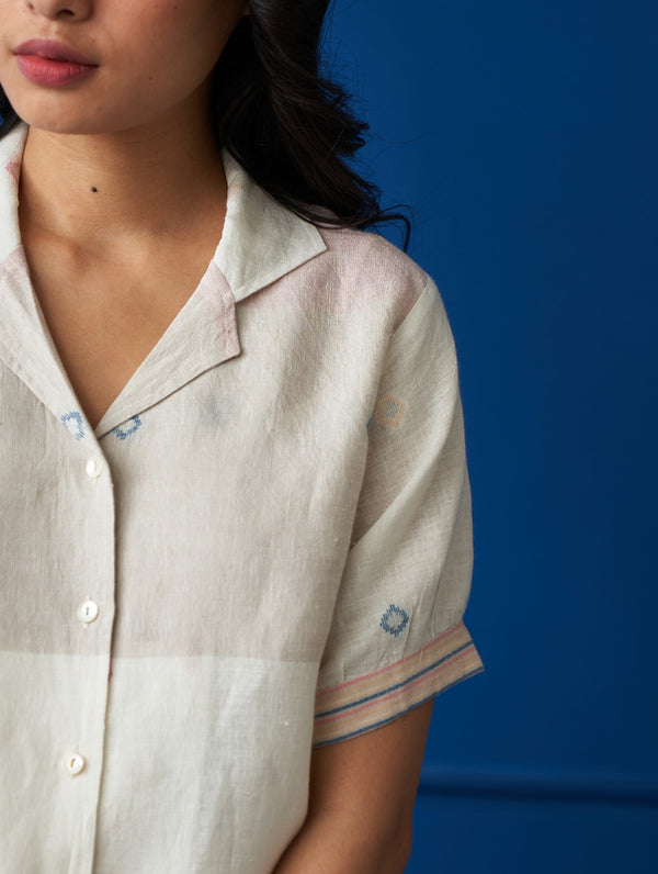 Vera Jamdani Linen Shirt