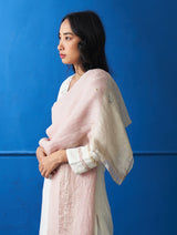 Ginka Hand-Embroidered Jamdani Kurta Set
