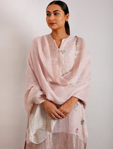 Bette Metallic Linen Dupatta