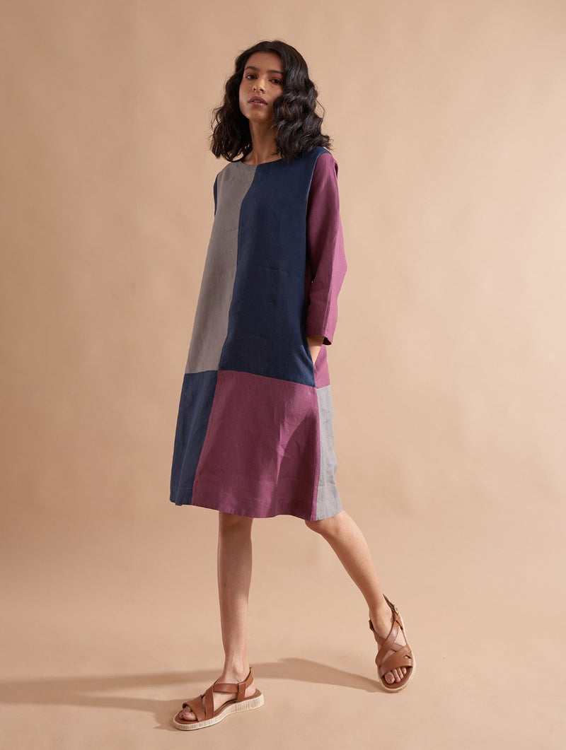 Ena Linen Dress - Dusk
