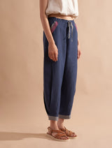 Hana Linen Pants - Dusk