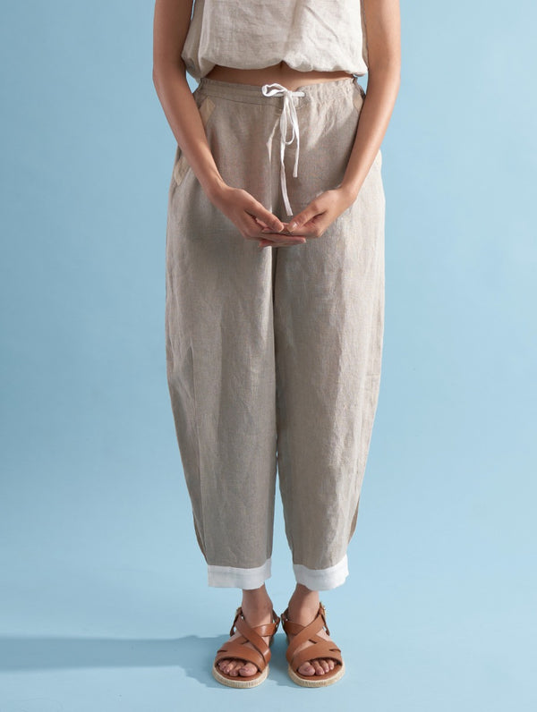 Hana Linen Pant - Dawn