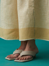 Sayuri Border Linen Pants - Amber
