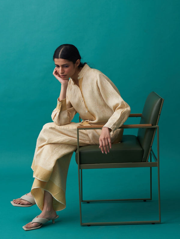 Sakai Linen Shirt - Amber