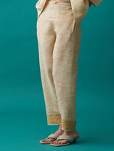 Ana Linen Summer Co-ord Set with Jacket - Amber
