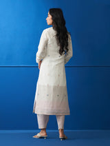 Ginka Hand-Embroidered Jamdani Kurta Set