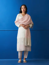 Ginka Hand-Embroidered Jamdani Kurta Set