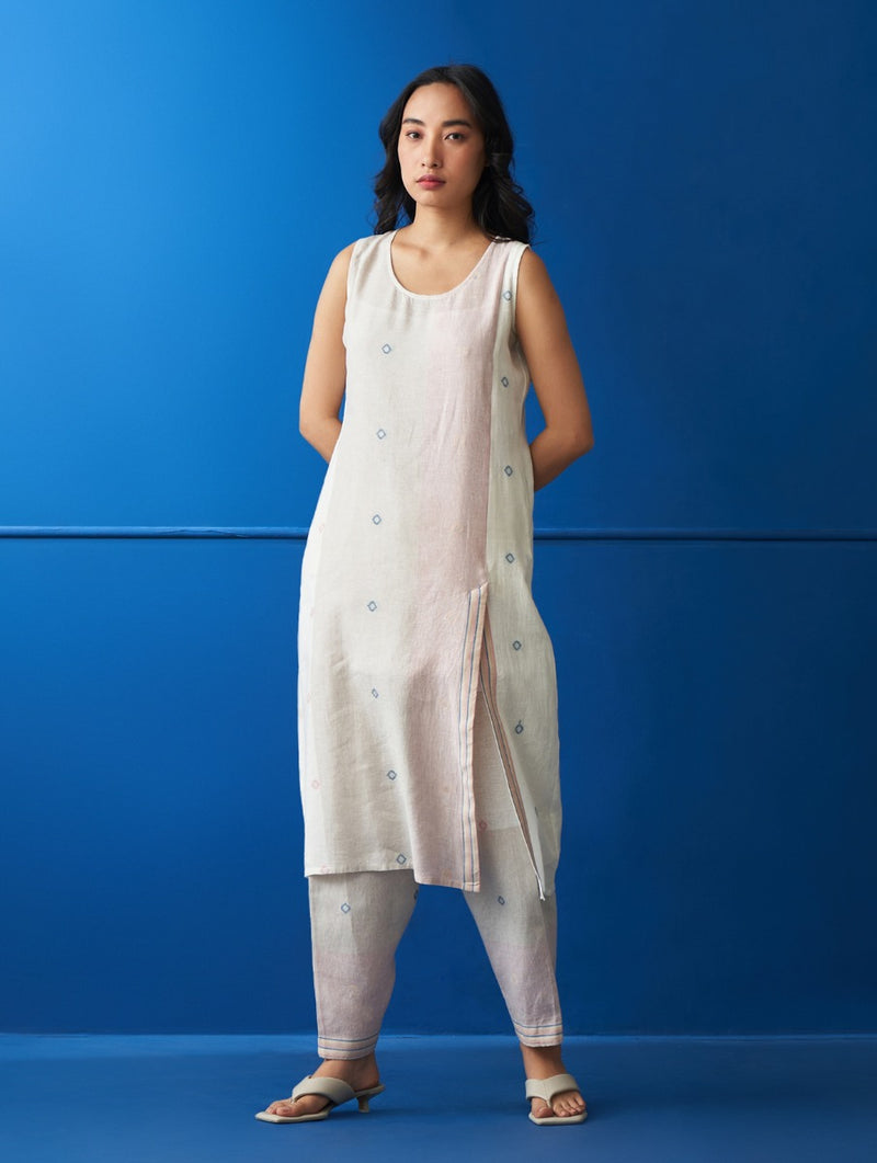 Kichi Sleeveless Jamdani Co-ord Set