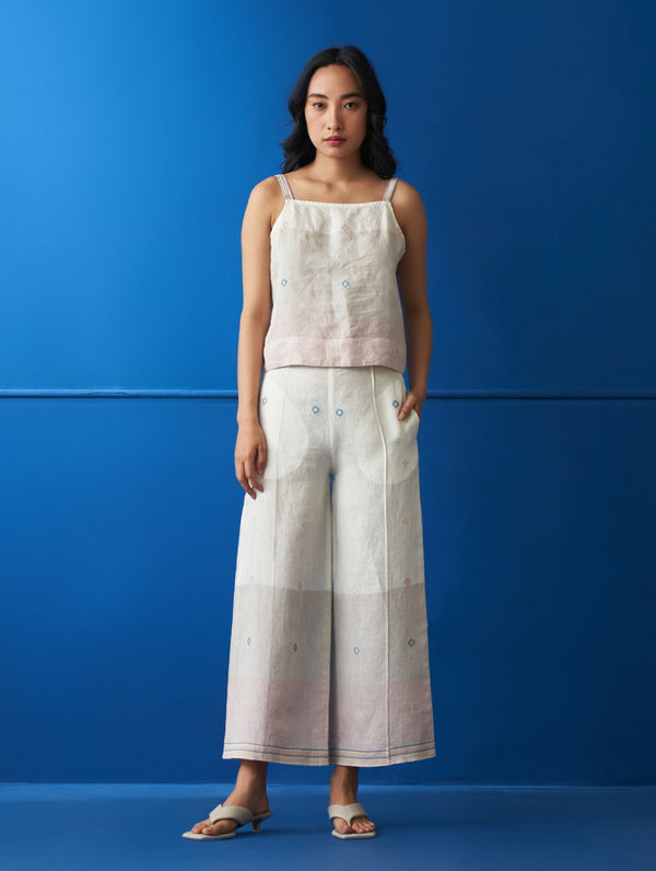 Rava Jamdani Linen Co-ord Set