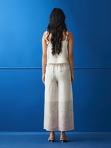 Rava Jamdani Linen Top