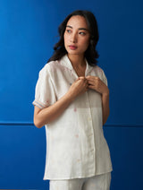 Vera Jamdani Linen Shirt