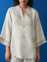 Lee Hand-Embroidered Jamdani Top