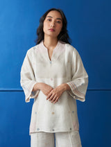 Lee Hand-Embroidered Jamdani Co-ord Set