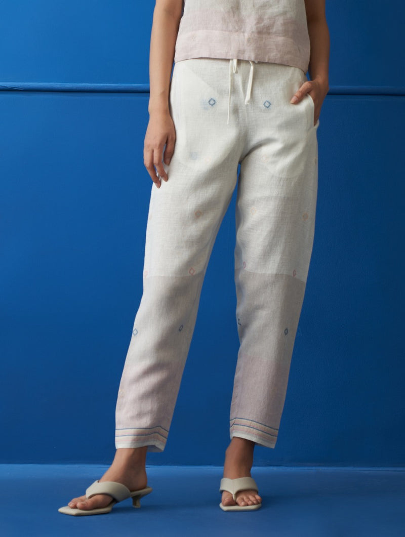 Tara Sleeveless Jamdani Co-ord Set