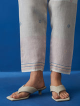 Nina Jamdani Linen Pants