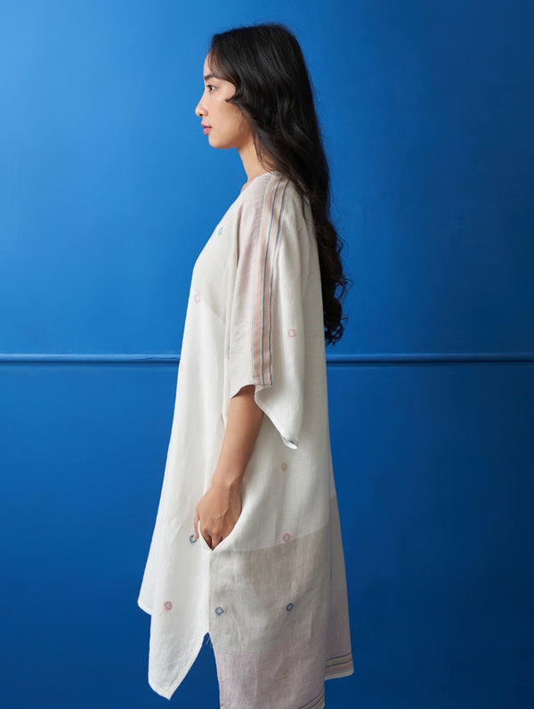 Kyra Jamdani Kaftan Dress