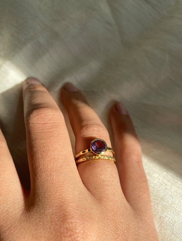 Ada Stacked Ring - Lavender