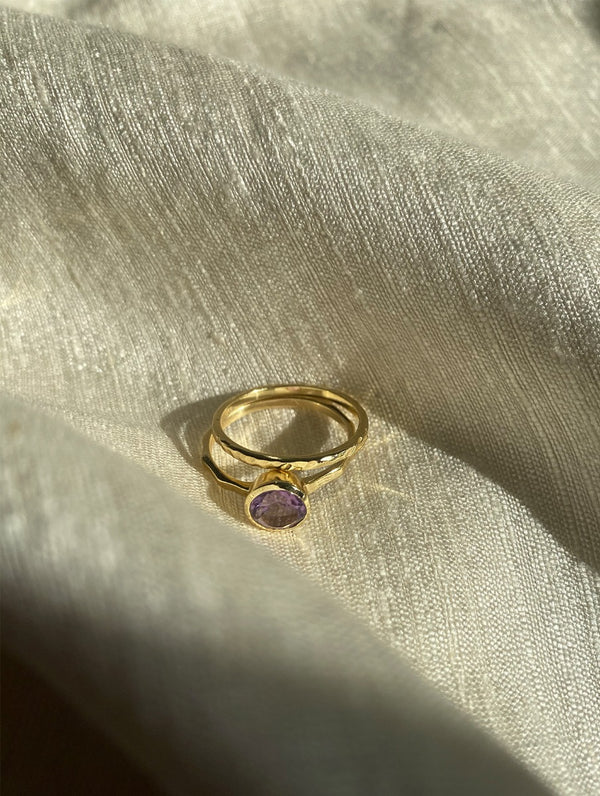 Ada Stacked Ring - Lavender