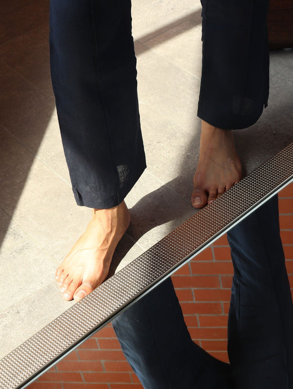 Kiro Linen Pants - Navy