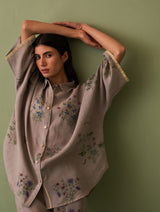Mira Botanical Co-ord Set - Ash
