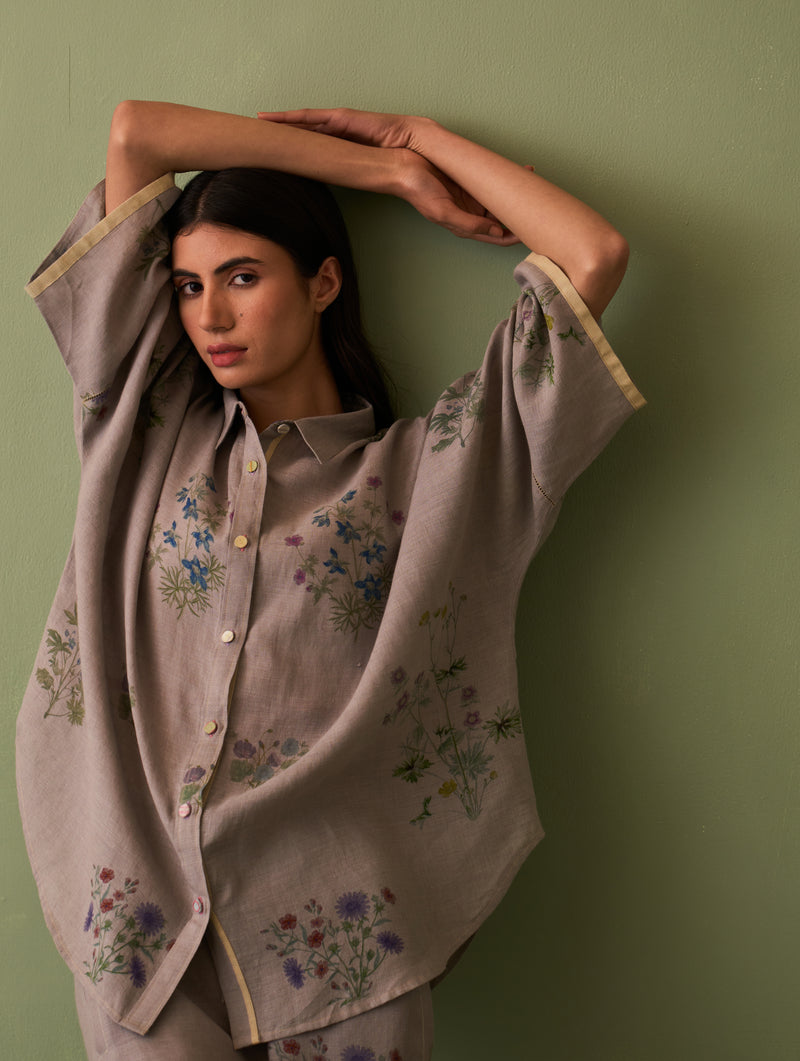 Mira Botanical Co-ord Set - Ash