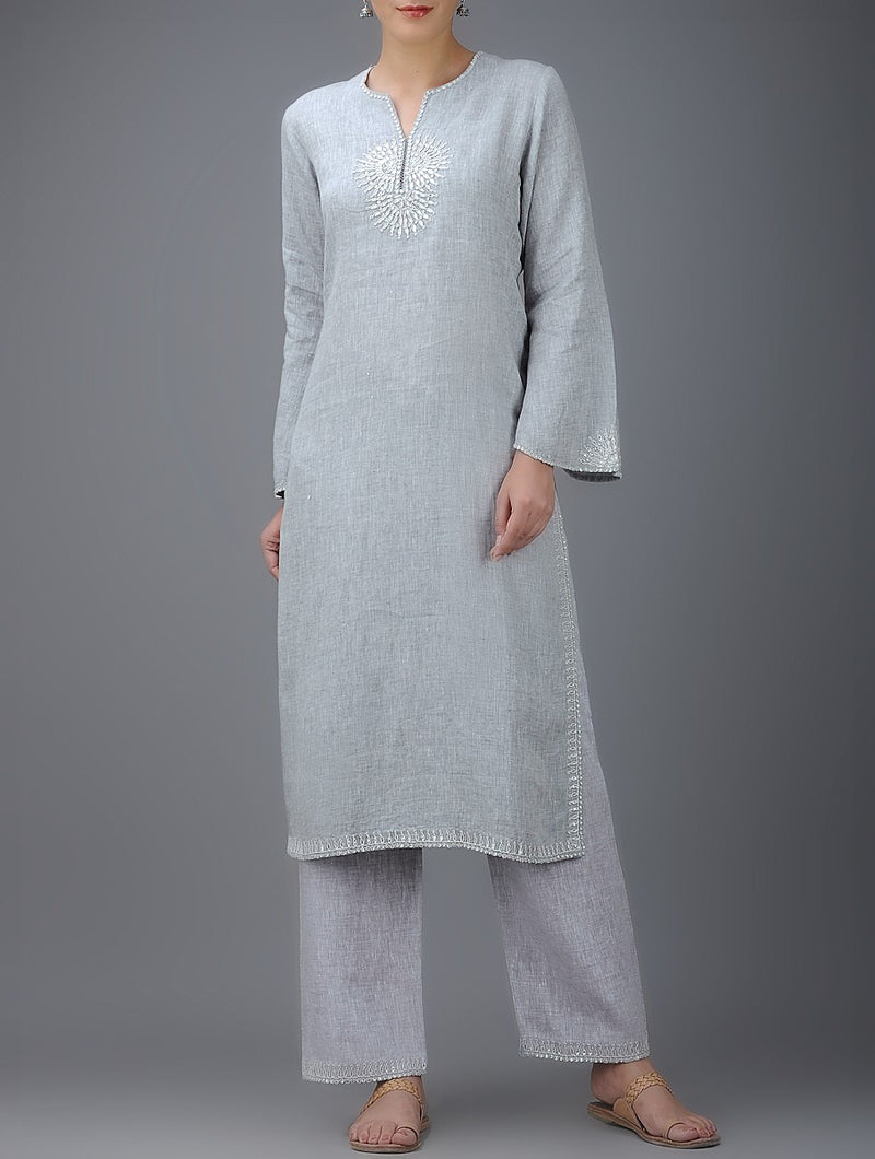 Susie Gotapatti Linen Kurta