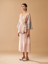 Nazia Kimono Co-ord Set - Blush