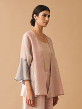 Nazia Kimono Co-ord Set - Blush