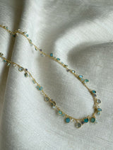 Cara Necklace - Sky