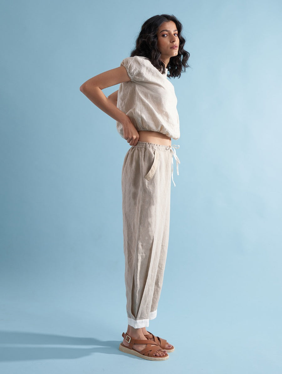Buy Nina Linen Co-ord Set - Dawn | Womens Clothing Online – Manan