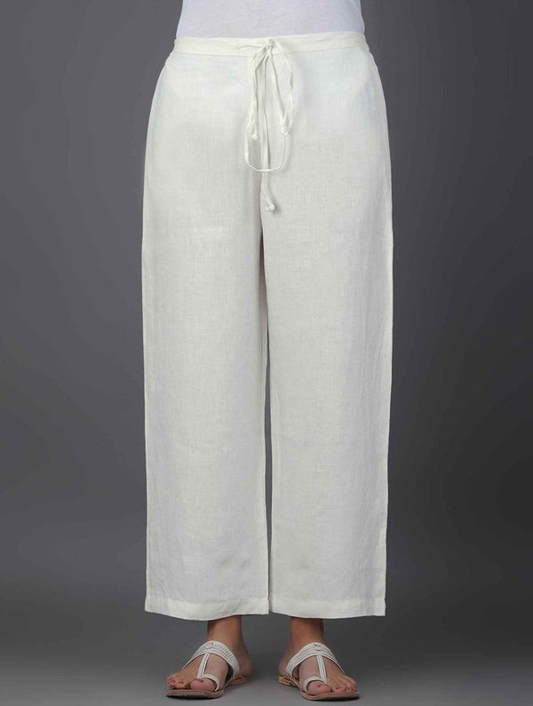 Mia Elasticated Drawstring Classic Linen Pant