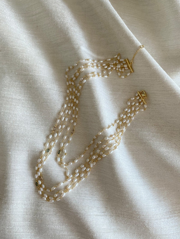 Rosa Pearl Necklace